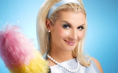 筱崎爱口吐粘液照